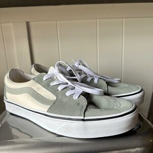 Vans Sk8-Low Sneaker (Grey/Green)